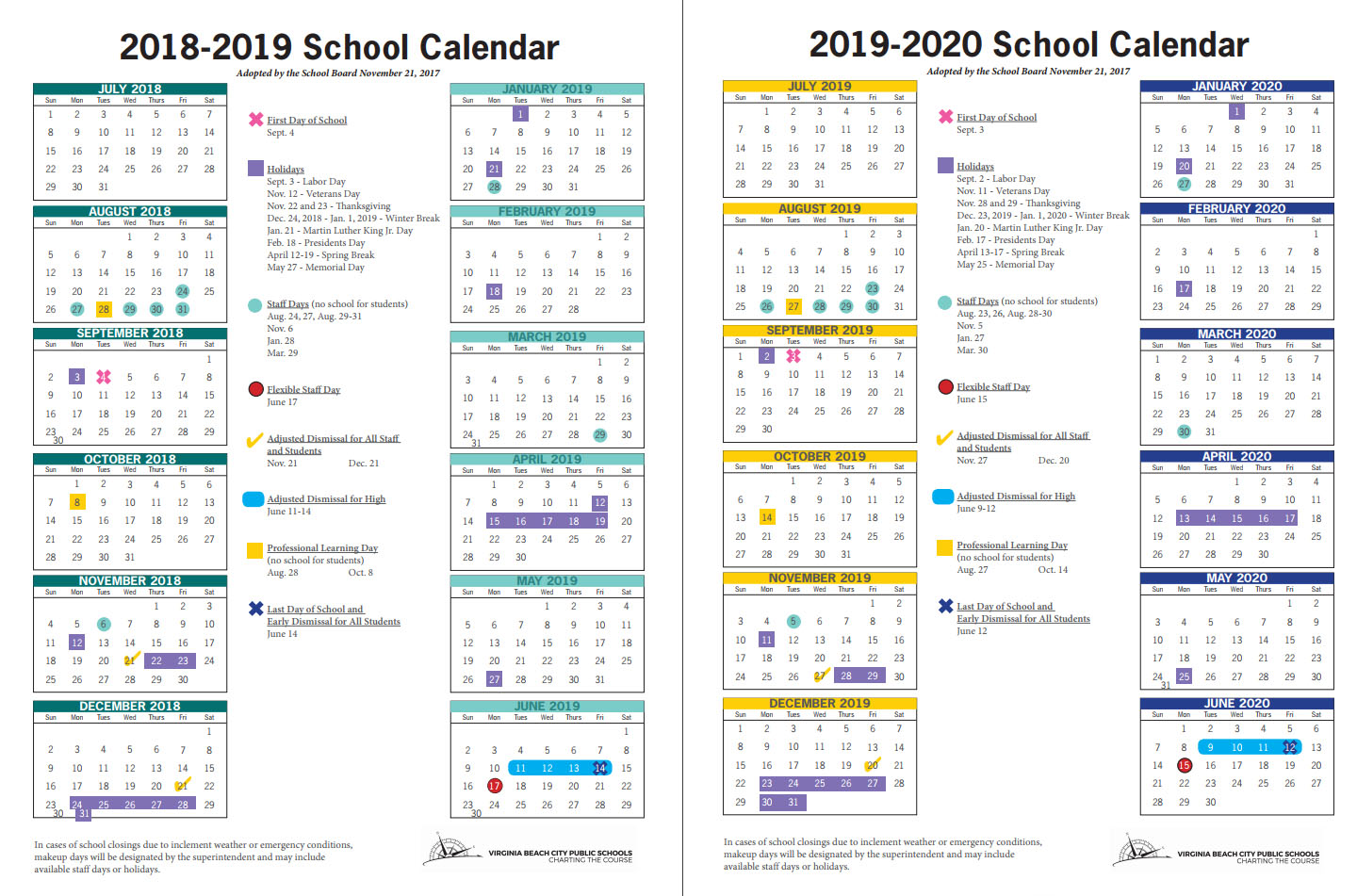 Virginia Beach City Schools Calendar Lizzy Corrina